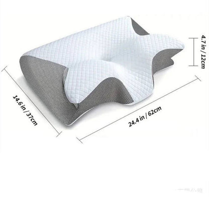 Almohada cervical contorneada para un sueño confortable