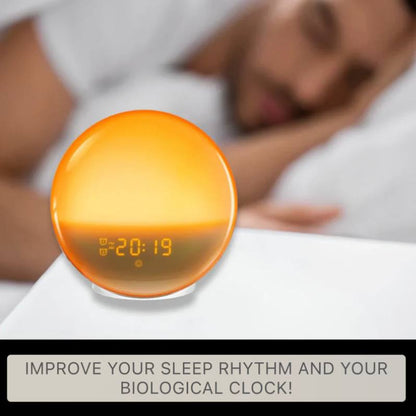 Reloj despertador inteligente con luz Smart Wake Up, Bluetooth y USB