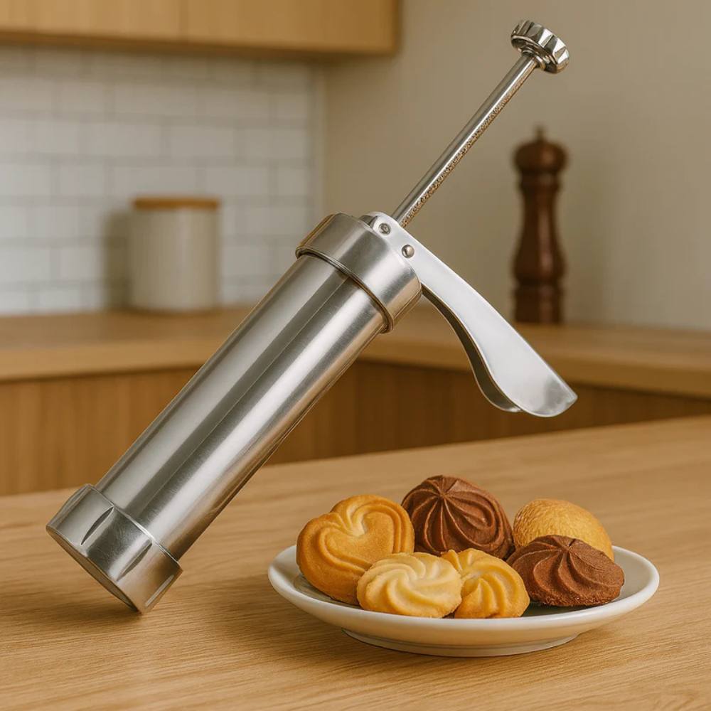 Easy Bake Cookie Maker with 20 Tips and 4 Attachments - Ortekor