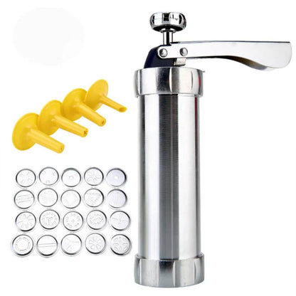 Máquina para hacer galletas Easy Bake con 20 boquillas y 4 accesorios