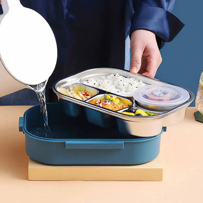 Fiambrera Térmica con Recipiente de Grado Alimenticio, Antiderrames