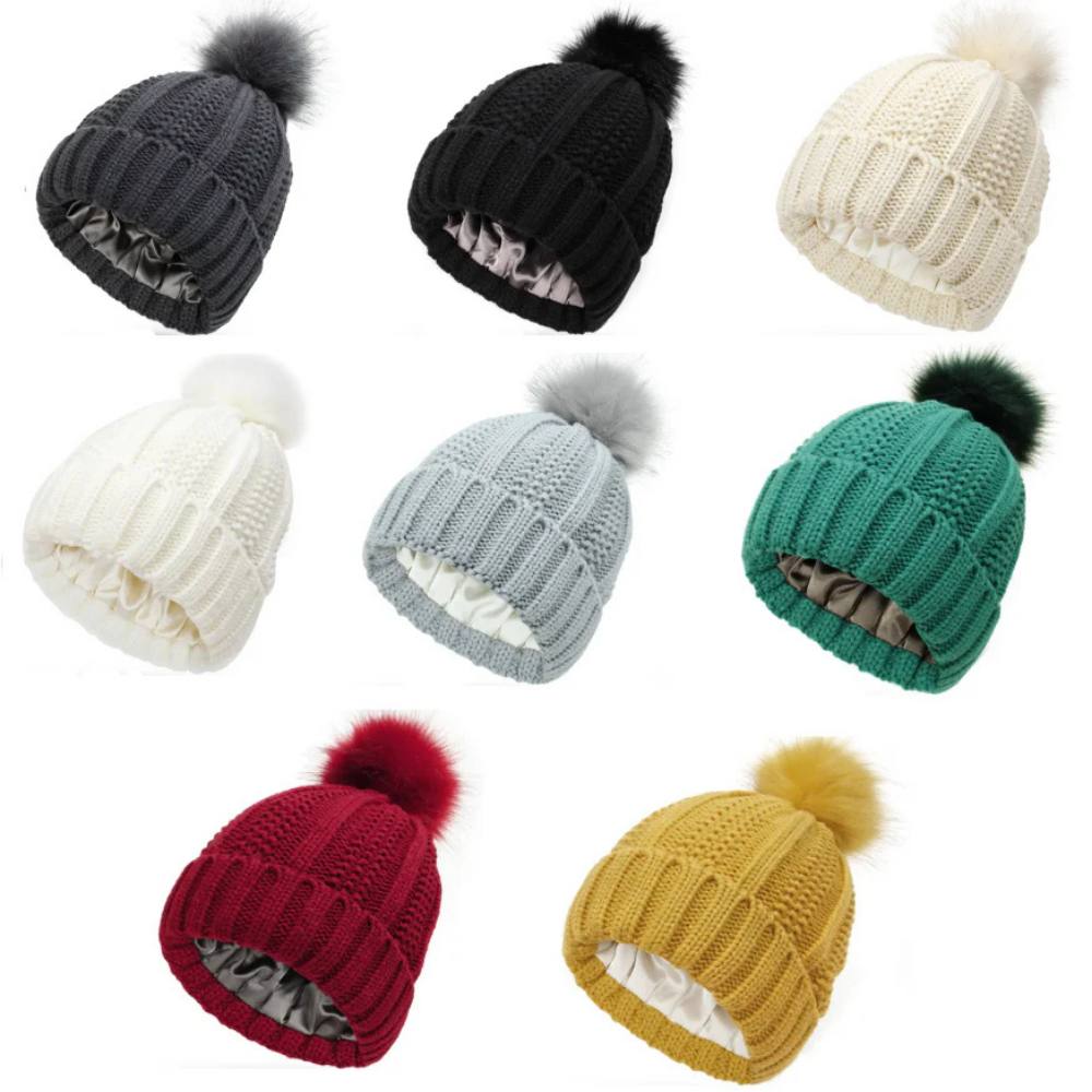 Gorro de lana suave para controlar el encrespamiento y alisar el cabello