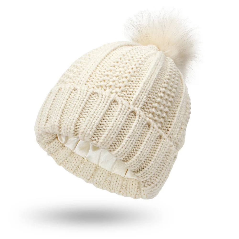 Soft Fuzzy Beanie for Frizz Control and Smooth Hair - Ortekor