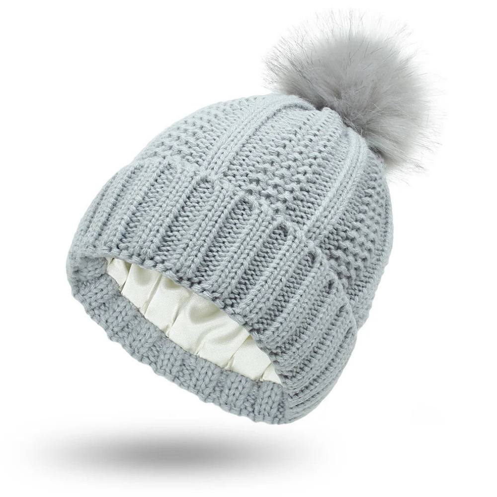 Gorro de lana suave para controlar el encrespamiento y alisar el cabello