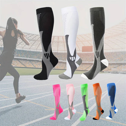 Calcetines Deportivos de Sujeción para Mujer, Calcetines de Running que Absorben la Humedad
