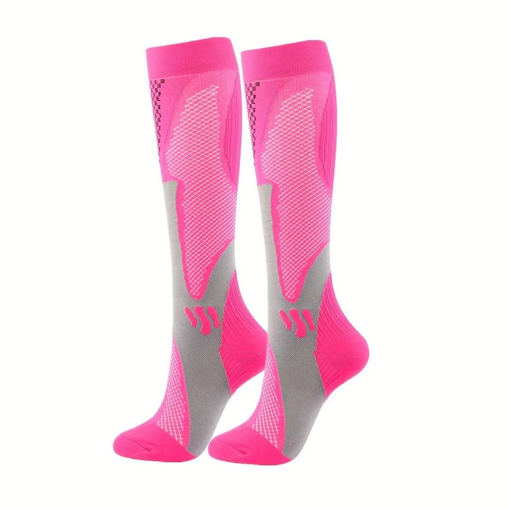 Calcetines Deportivos de Sujeción para Mujer, Calcetines de Running que Absorben la Humedad