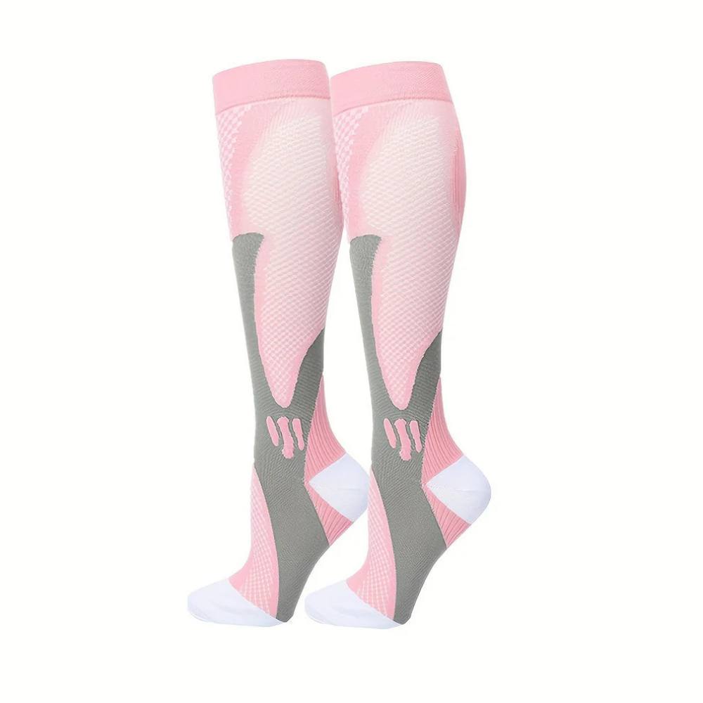 Calcetines Deportivos de Sujeción para Mujer, Calcetines de Running que Absorben la Humedad