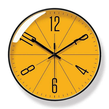 Reloj de pared moderno y sencillo, movimiento de cuarzo silencioso