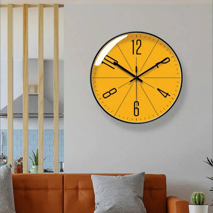 Reloj de pared moderno y sencillo, movimiento de cuarzo silencioso