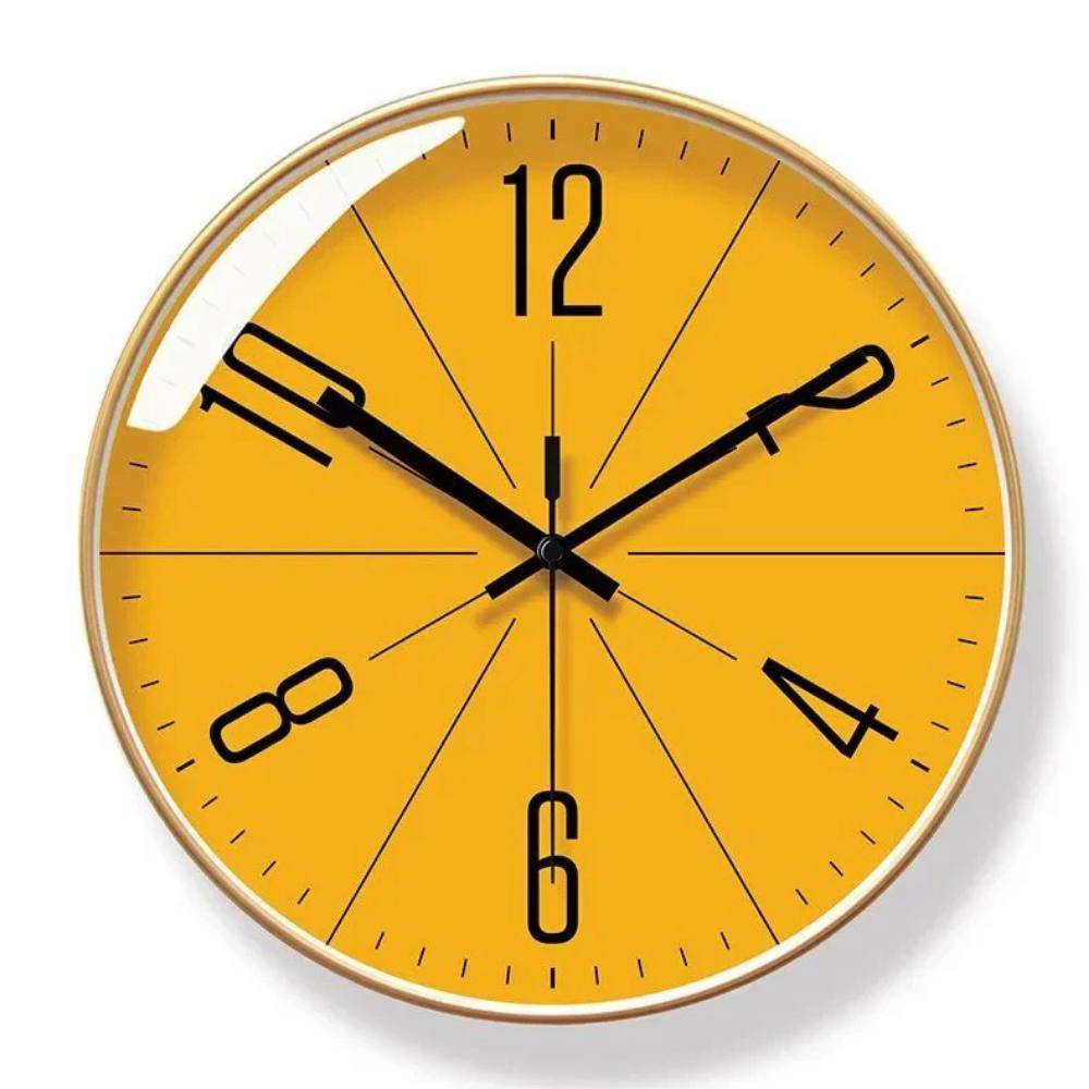 Reloj de pared moderno y sencillo, movimiento de cuarzo silencioso
