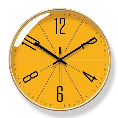 Reloj de pared moderno y sencillo, movimiento de cuarzo silencioso
