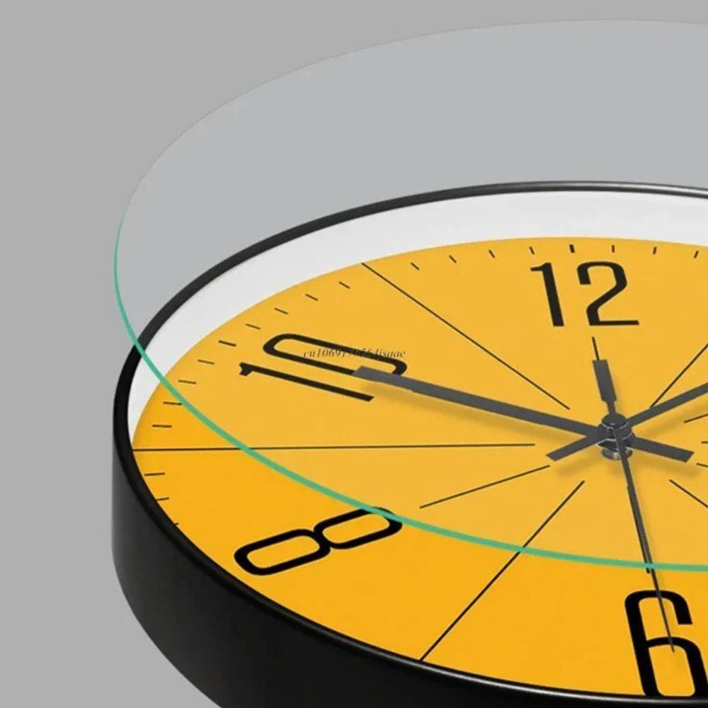 Reloj de pared moderno y sencillo, movimiento de cuarzo silencioso