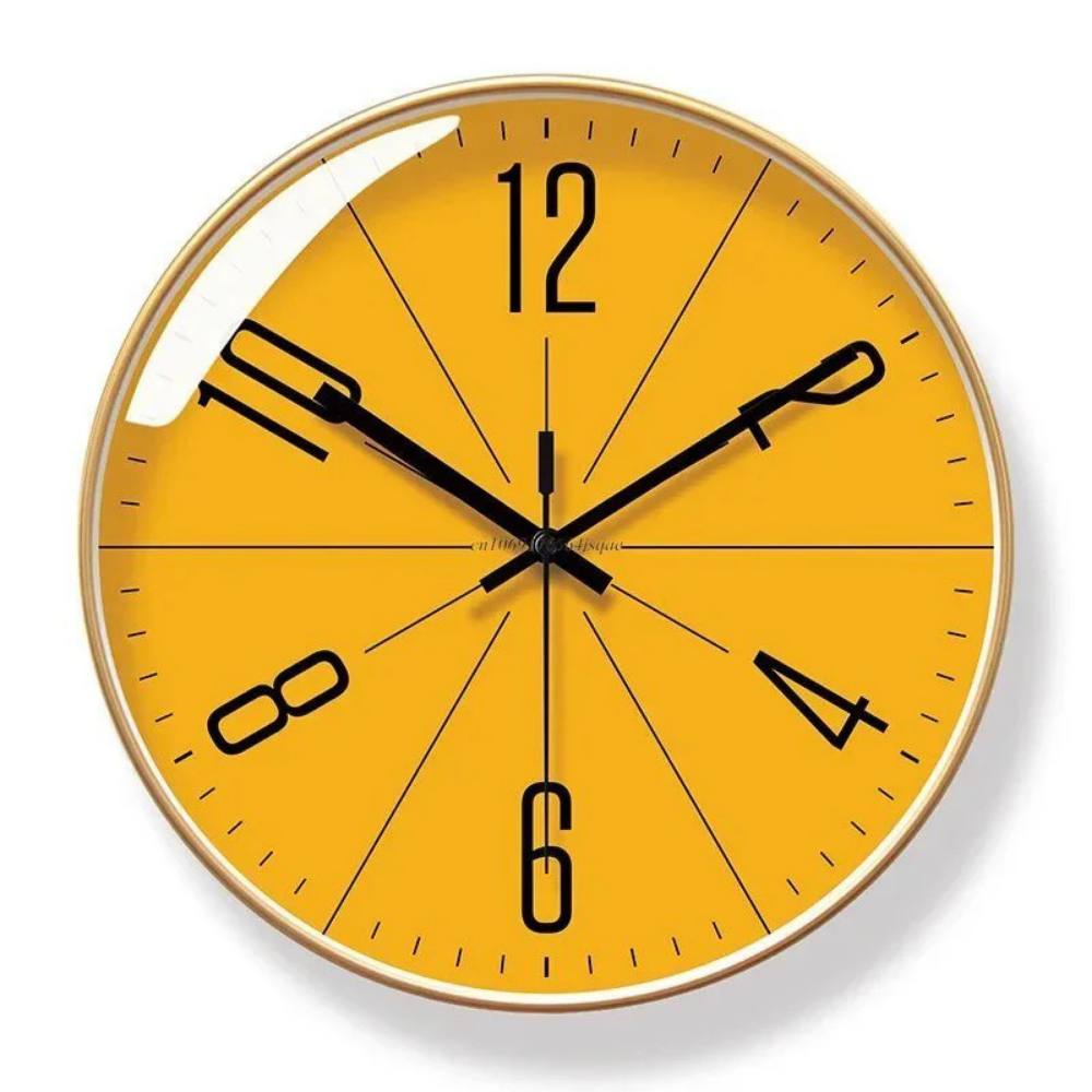 Reloj de pared moderno y sencillo, movimiento de cuarzo silencioso