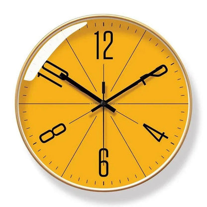 Reloj de pared moderno y sencillo, movimiento de cuarzo silencioso