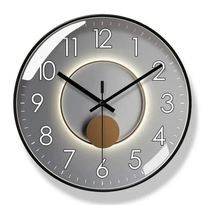 Reloj de pared moderno y sencillo, movimiento de cuarzo silencioso