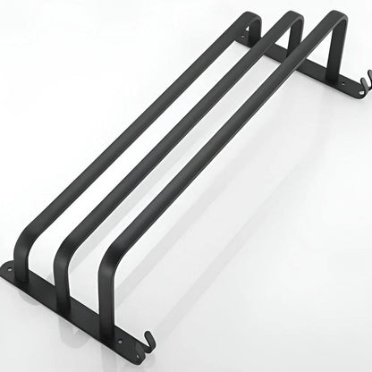 Toallero de pared compacto de 3 niveles