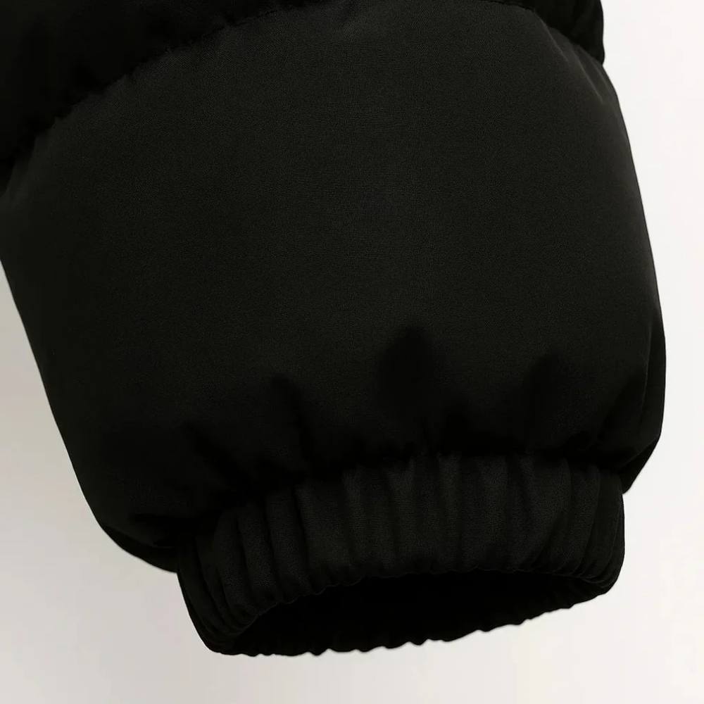 Abrigo de plumas cálido e impermeable con capucha para hombre