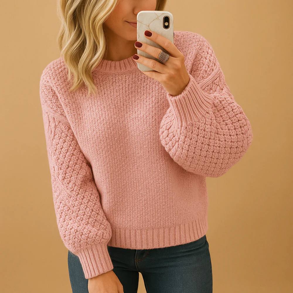 Suéter de Invierno Acogedor para Mujer, Suave y Ajustado