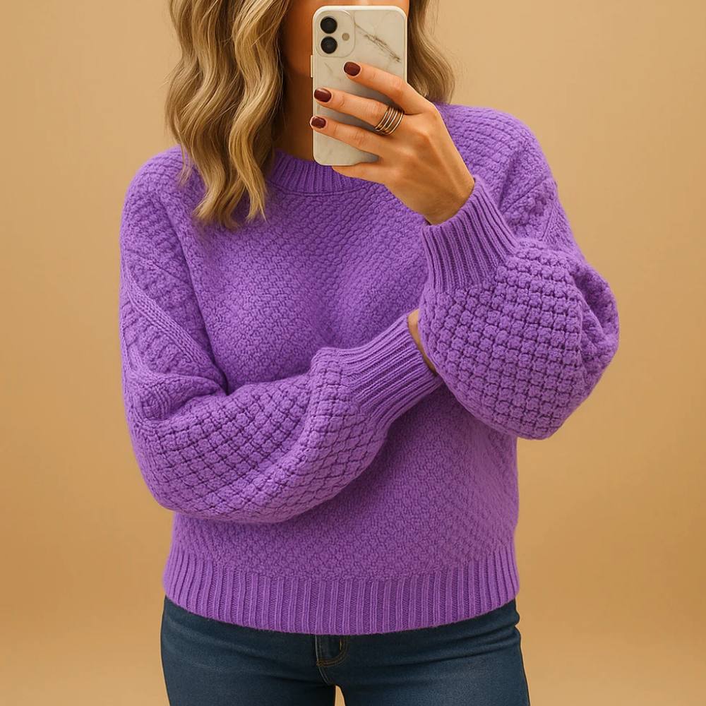 Suéter de Invierno Acogedor para Mujer, Suave y Ajustado