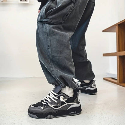 Zapatillas atrevidas de hombre, zapatos deportivos casuales de suela gruesa