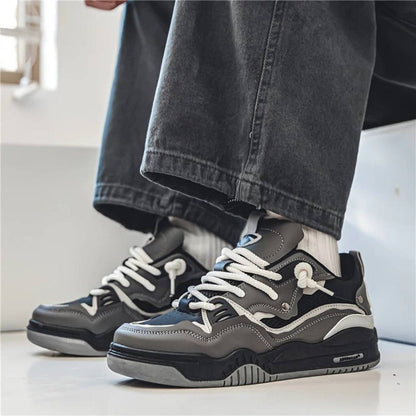 Zapatillas atrevidas de hombre, zapatos deportivos casuales de suela gruesa