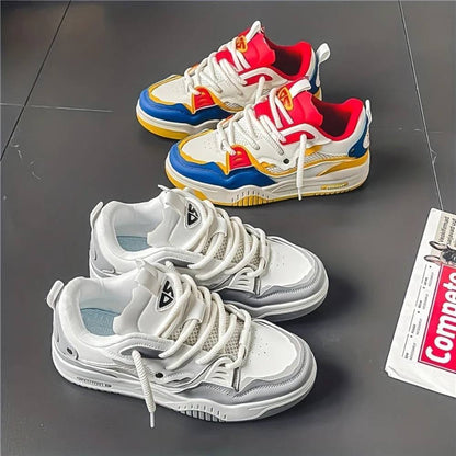 Zapatillas atrevidas de hombre, zapatos deportivos casuales de suela gruesa