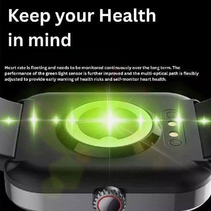 Smartwatch premium de seguimiento de actividad física, monitor de salud diario