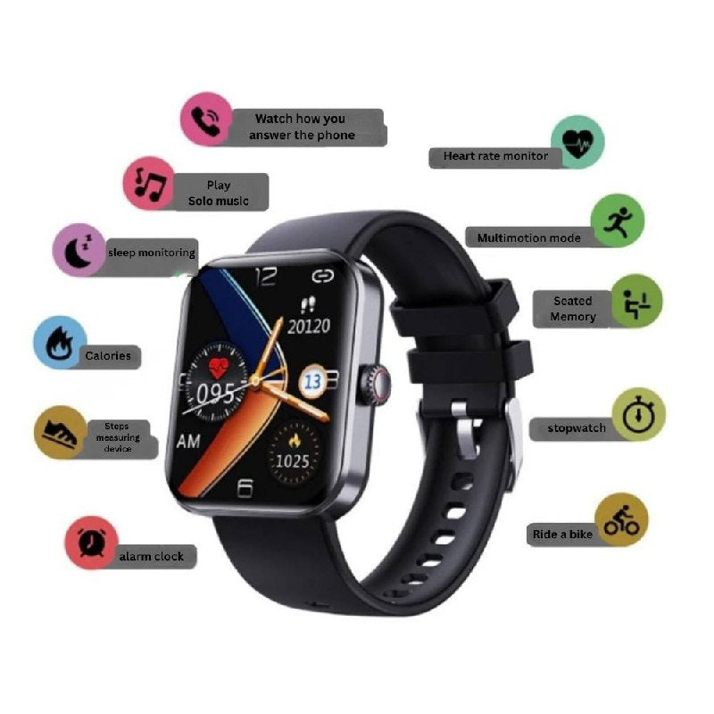 Smartwatch premium de seguimiento de actividad física, monitor de salud diario