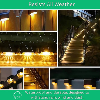 Luces solares exteriores de bajo consumo, impermeables y automáticas