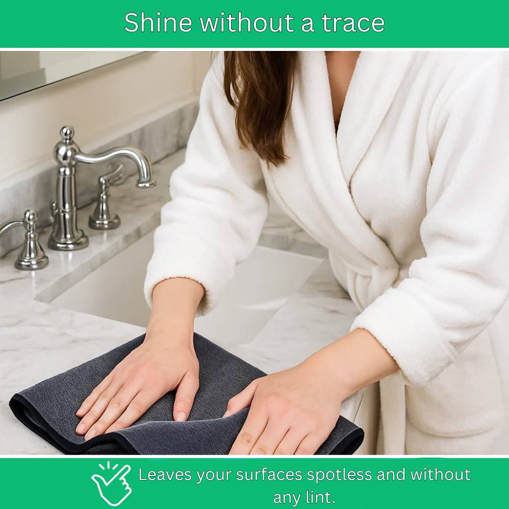 Paño de limpieza grande y suave, superabsorbente y resistente a las manchas