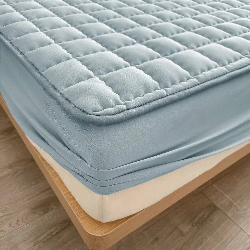 Protector de colchón de felpa suave para un sueño profundo