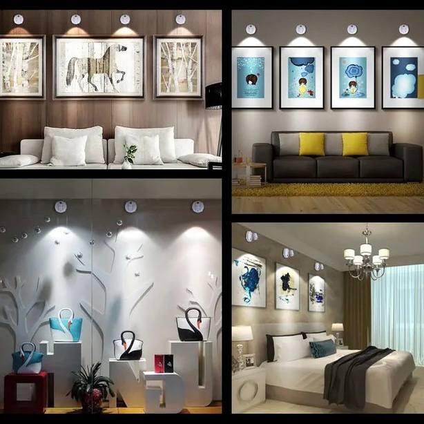 Foco LED Inalámbrico Brillante para Decoración del Hogar