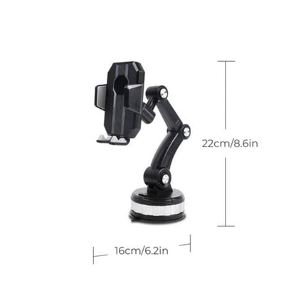 Soporte para Teléfono de Coche Easy Fit con Agarre Seguro y Rotación Ajustable