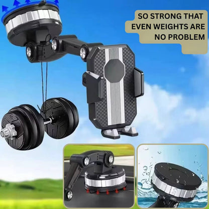 Soporte para Teléfono de Coche Easy Fit con Agarre Seguro y Rotación Ajustable