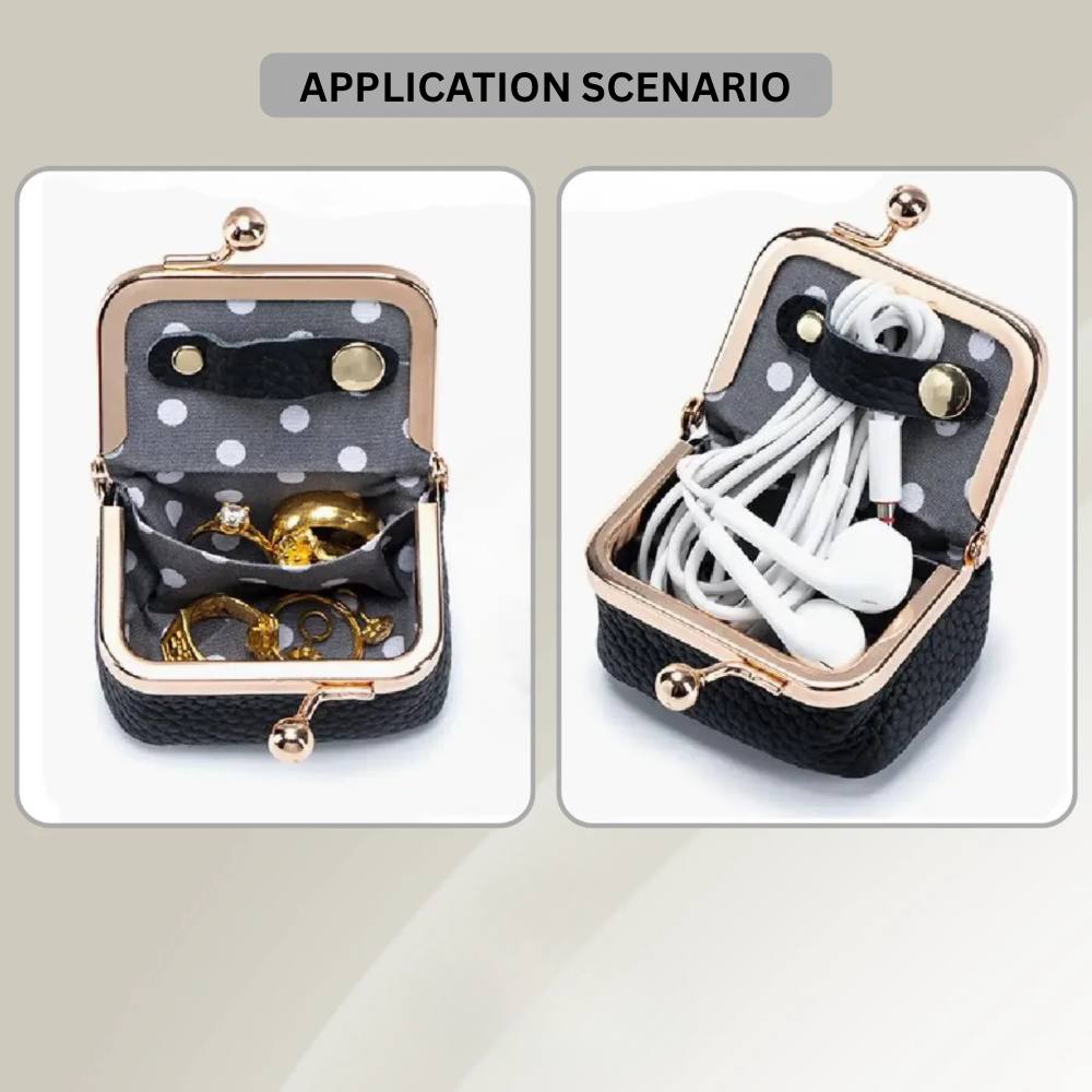 Estuche de viaje compacto para joyas