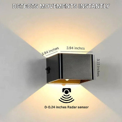 Elegante lámpara de pared LED inalámbrica