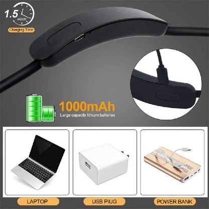 Lámpara de lectura LED ajustable y portátil para libros