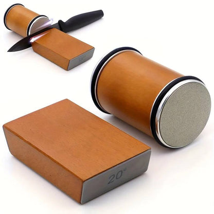 Kit de afilado de cuchillos premium con ángulos ajustables