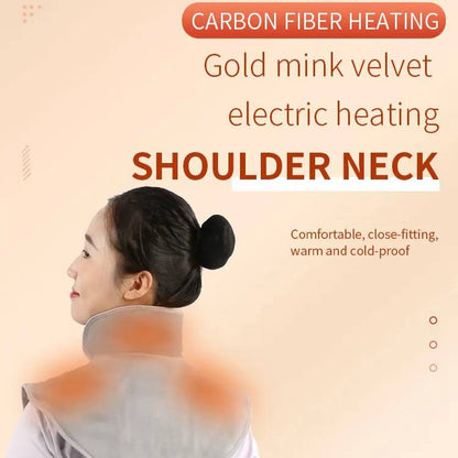 Envoltura térmica terapéutica para el cuello con ajuste de calor