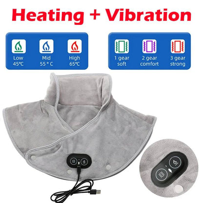 Envoltura térmica terapéutica para el cuello con ajuste de calor