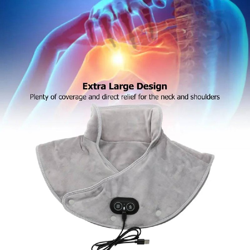 Envoltura térmica terapéutica para el cuello con ajuste de calor