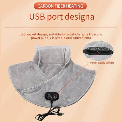 Envoltura térmica terapéutica para el cuello con ajuste de calor