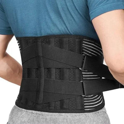 Faja Lumbar Ergonómica con Soporte de Acero Ajustable