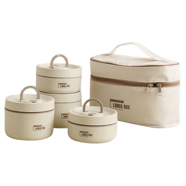 Fiambrera térmica a prueba de fugas, juego de 3 piezas