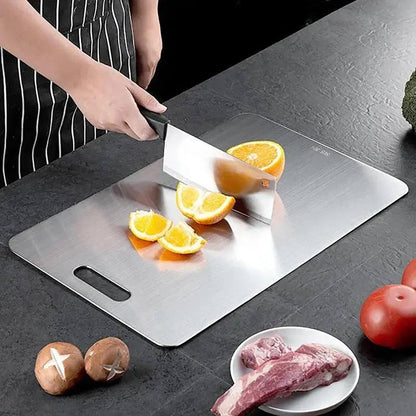Tabla de cortar de metal duradera para cocina