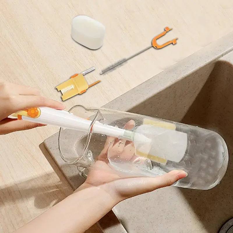 Kit de Limpieza de Cepillos para Biberones Multiusos
