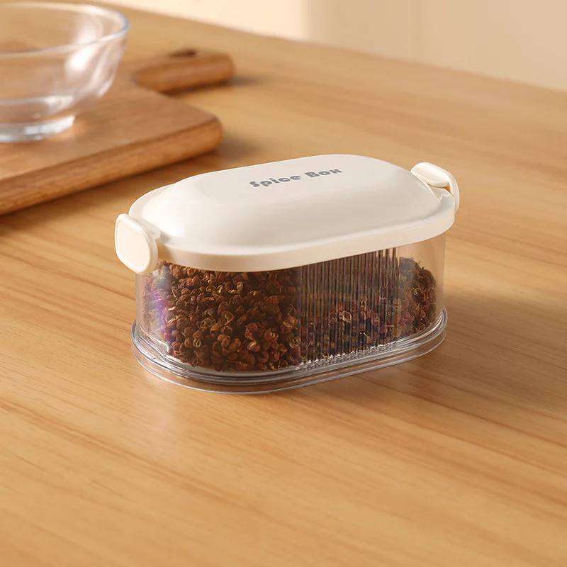 Compact Kitchen Spice Jar Containers - Ortekor