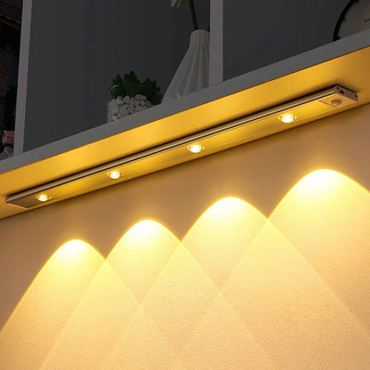 Iluminación LED Brillante con Sensor para Debajo de Gabinetes de Cocina