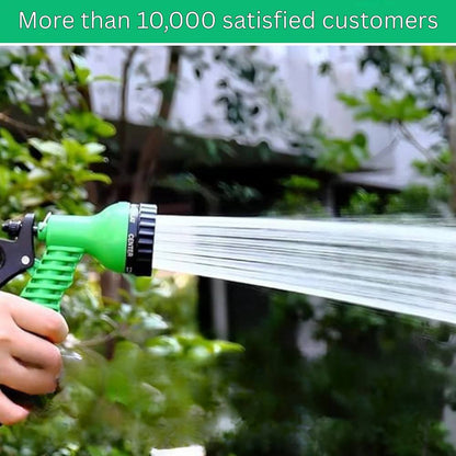 Manguera de Agua Flexible con 10 Tipos de Rociado y Diseño Antifugas