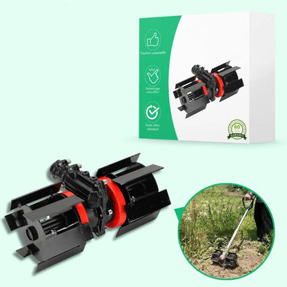 Rueda de jardinería fácil, eficaz herramienta para quitar malas hierbas